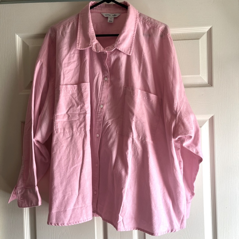 NWOT Pink Button Down Shirt